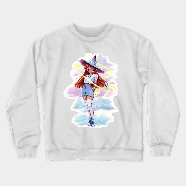 The Young Sorceress Crewneck Sweatshirt by natalilute